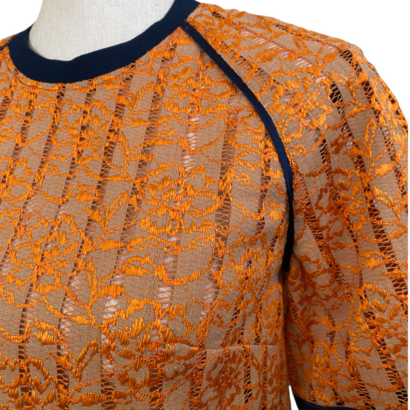 Retro Lace Ringer Crop Top - Picture 6 of 6